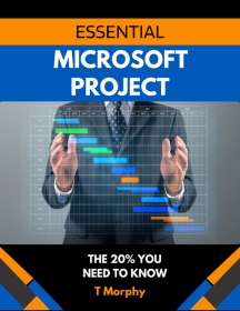 The cover starting the book 'Essential Microsoft Project: The 20% You Need to Know'